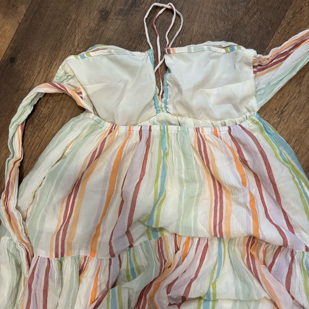 American Eagle Outfitters Colorful Striped A-Line Skirt - Picture 9 of 12